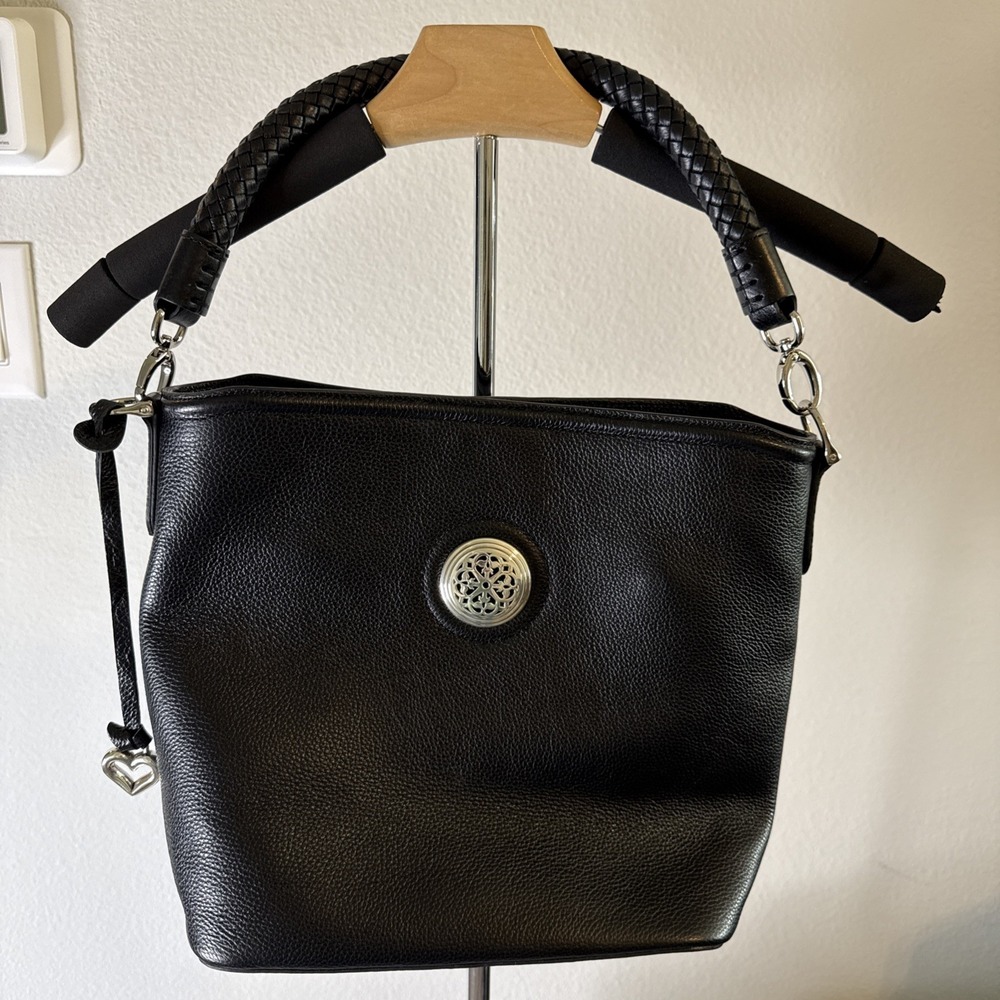 BRIGHTON FERRARA COLL NOELLE BUCKET‎ HANDBAG BLACK